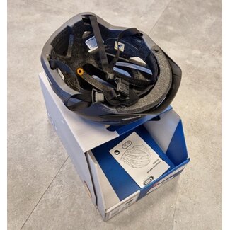 helm abus pedelec/snorfiets 1.1 led NTA-8776 keur urban(mist verstel aanpassing) L-XL 57/62 titan