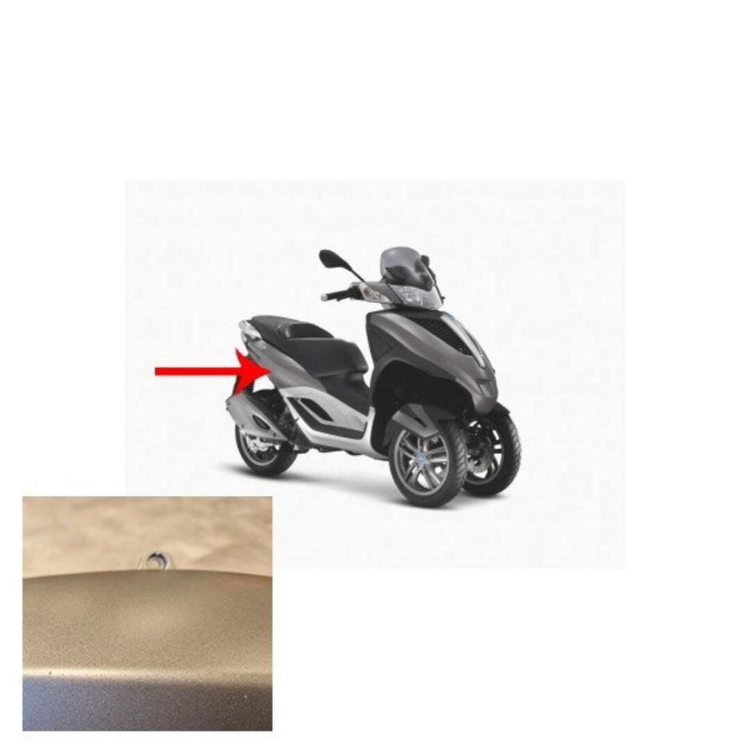 zijscherm orig euro-4 past op mp3 yourban, mp3-300cc 65738100ez