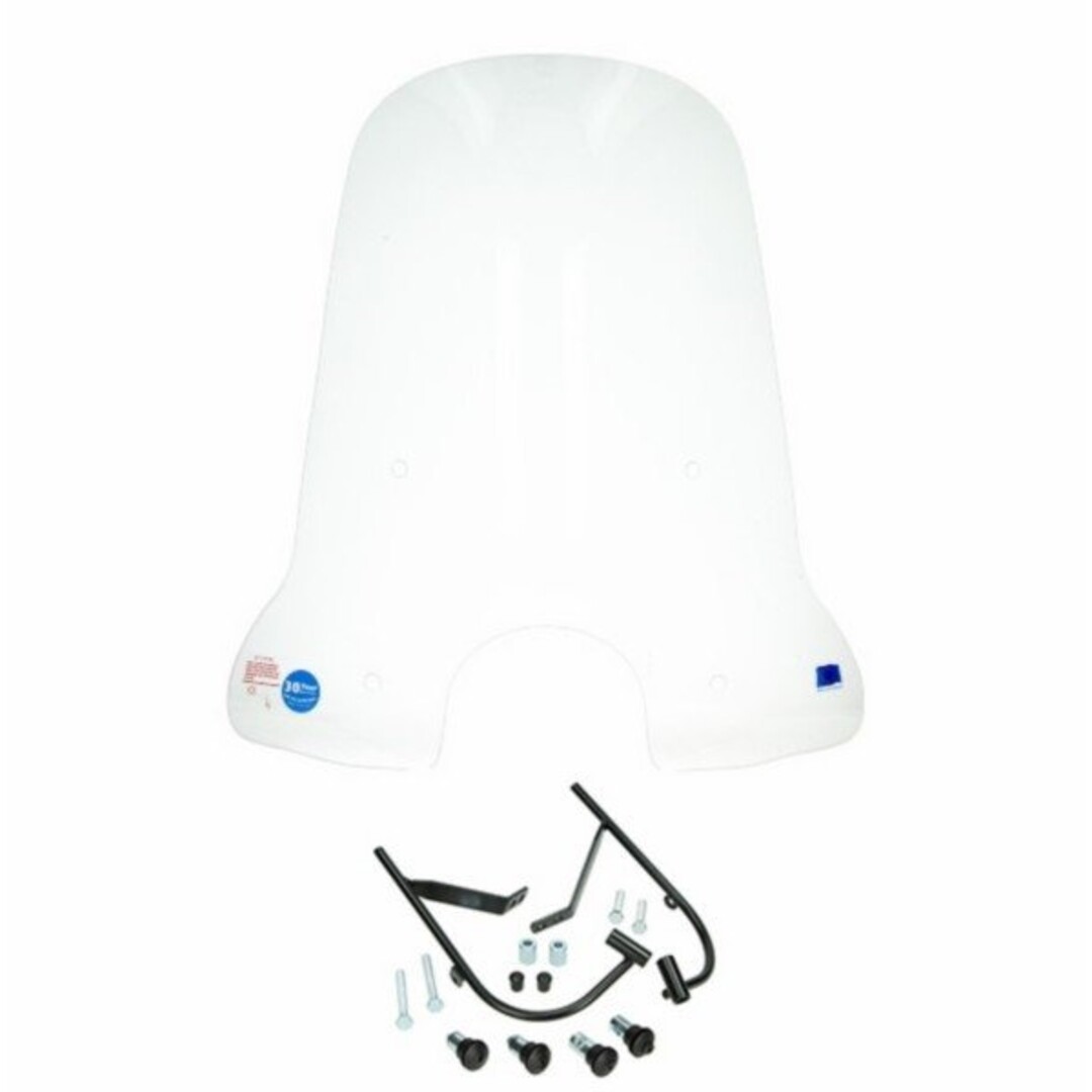 windscherm hoog + bev. set (SCHADE!! made in EU) helder 74cm past op fiddle 2