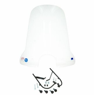windscherm hoog + bev. set (SCHADE!! made in EU) helder 74cm past op fiddle 2