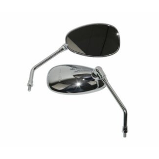 Kymco spiegelset orig ovaal Kymco chroom past op people