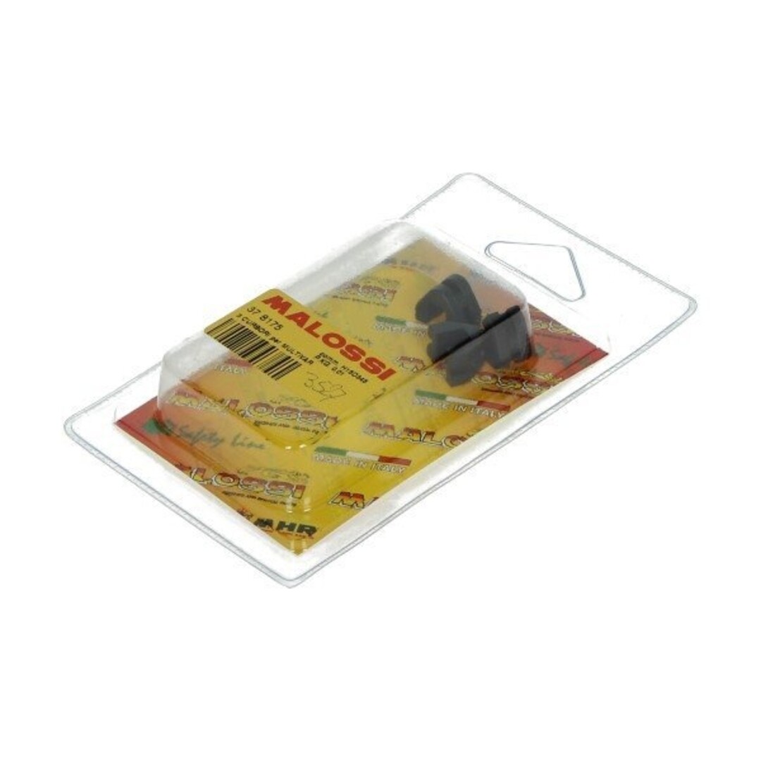 Kymco geleiderubberset malossi varioramplaat alleen malossi vario 3 stuks past op honda, kymco, peugeot, piaggio 378175