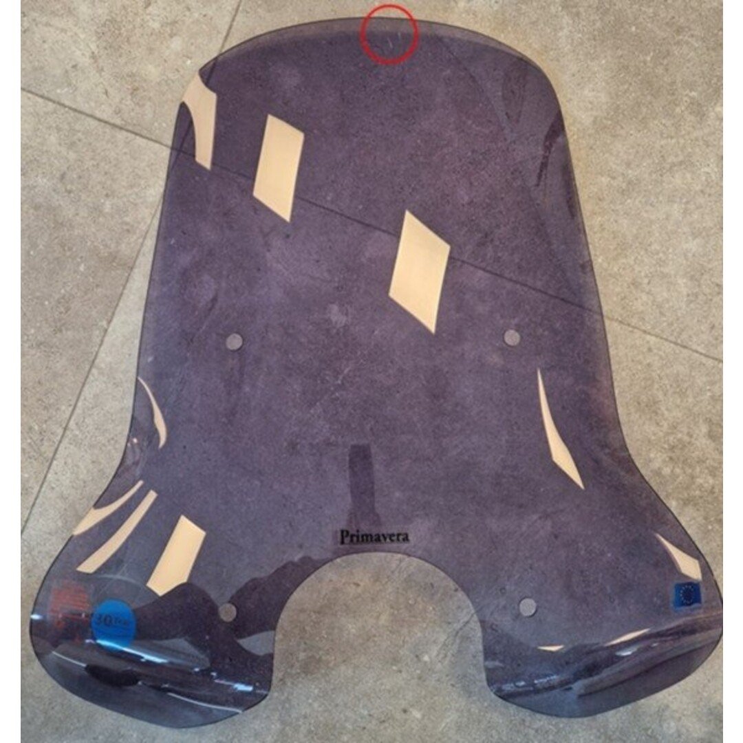 windscherm orig hoog + bev. set !! SCHADE 2x veeg op ruit !! past op primavera 1b001042