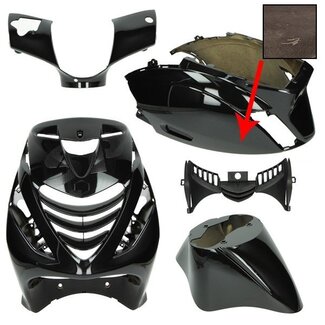 Piaggio plaatwerkset DMP model SP !!SCHADE!! (zwart glans) EVO-1 dicht zwart glans 5-delig past op zip2000