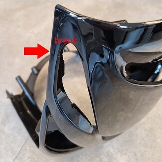 Piaggio voorscherm DMP model SP !! SCHADE !! zwart glans past op zip2000