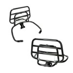 Vespa achterdrager opklapbaar !! SCHADE lichte krasjes !! zwart glans past op primavera, sprint