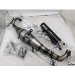 Yamaha Uitlaat Yasuni Carrera C21 / Minarelli horizontaal / Yamaha Aerox / Aprillia SR / 70CC / TUB910B / Alleen gemonteerd geweest.