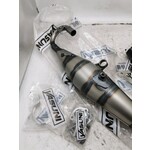 Yamaha Uitlaat Yasuni Carrera C21 / Minarelli horizontaal / Yamaha Aerox / Aprillia SR / 70CC / TUB910B / Alleen gemonteerd geweest.