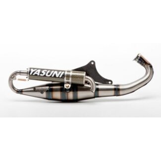 Piaggio uitlaat cpl carrera c16 sco piaggio 2t blank/kevlar yasuni tub423ck
