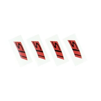 Piaggio stickerset wiel 2018/ 2019 sprint sport rood 4pcs