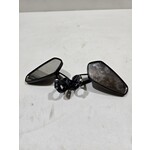 Bar end spiegel set zie foto ! / Zwart Glans