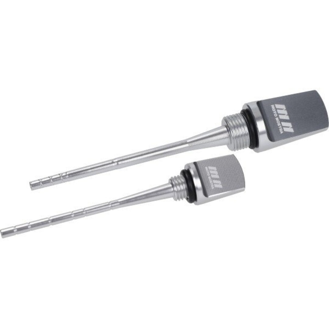 Piaggio oliepeilstok Moto-Nostra set zilver past op gts 125cc, gts 250cc, gts 300, vespa mn1075si