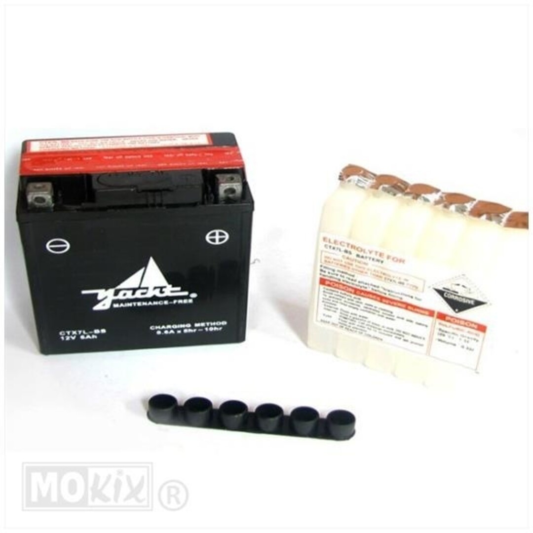 ACCU CTX 7L-BS (YTX 7L-BS) 113x70x130 YACHT