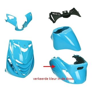 Piaggio plaatwerkset DMP model SP EVO-1 !! zijsch midnight blue !! model Porsche GT3 blauw 5-delig