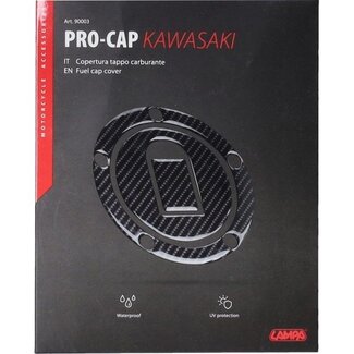 sticker lampa tankdop kawasaki carbon past op katana nt