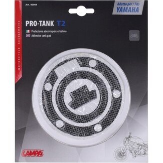 Yamaha sticker lampa tankdop carbon past op yamaha