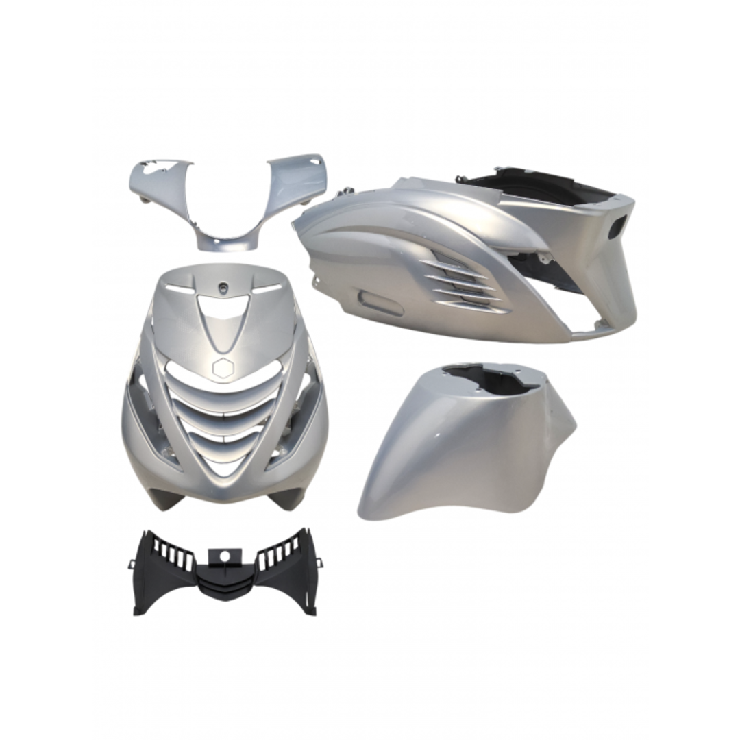 Piaggio plaatwerkset DMP RS-1 Lambo zilver past op zip2000