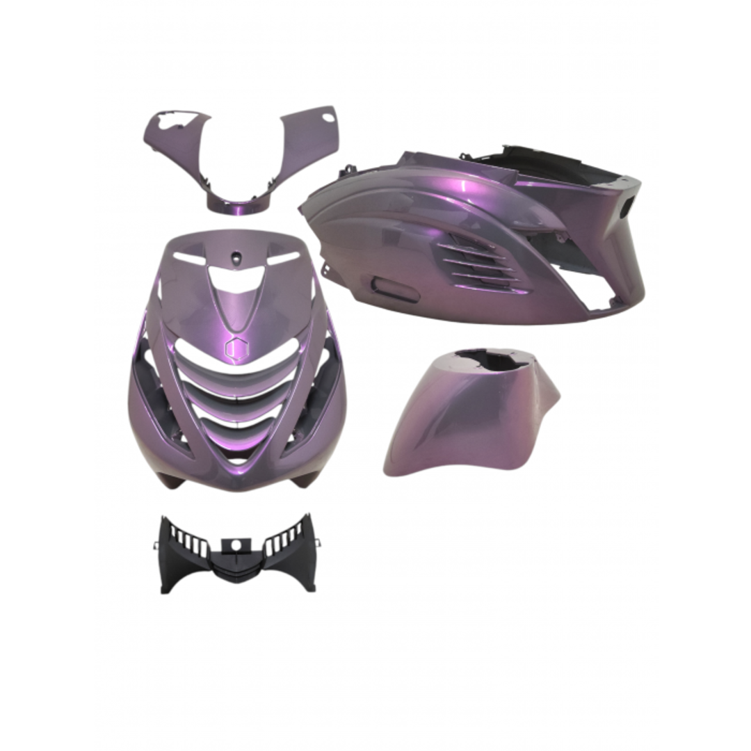 Piaggio plaatwerkset DMP RS-1 air Porsche paars grijs past op zip2000