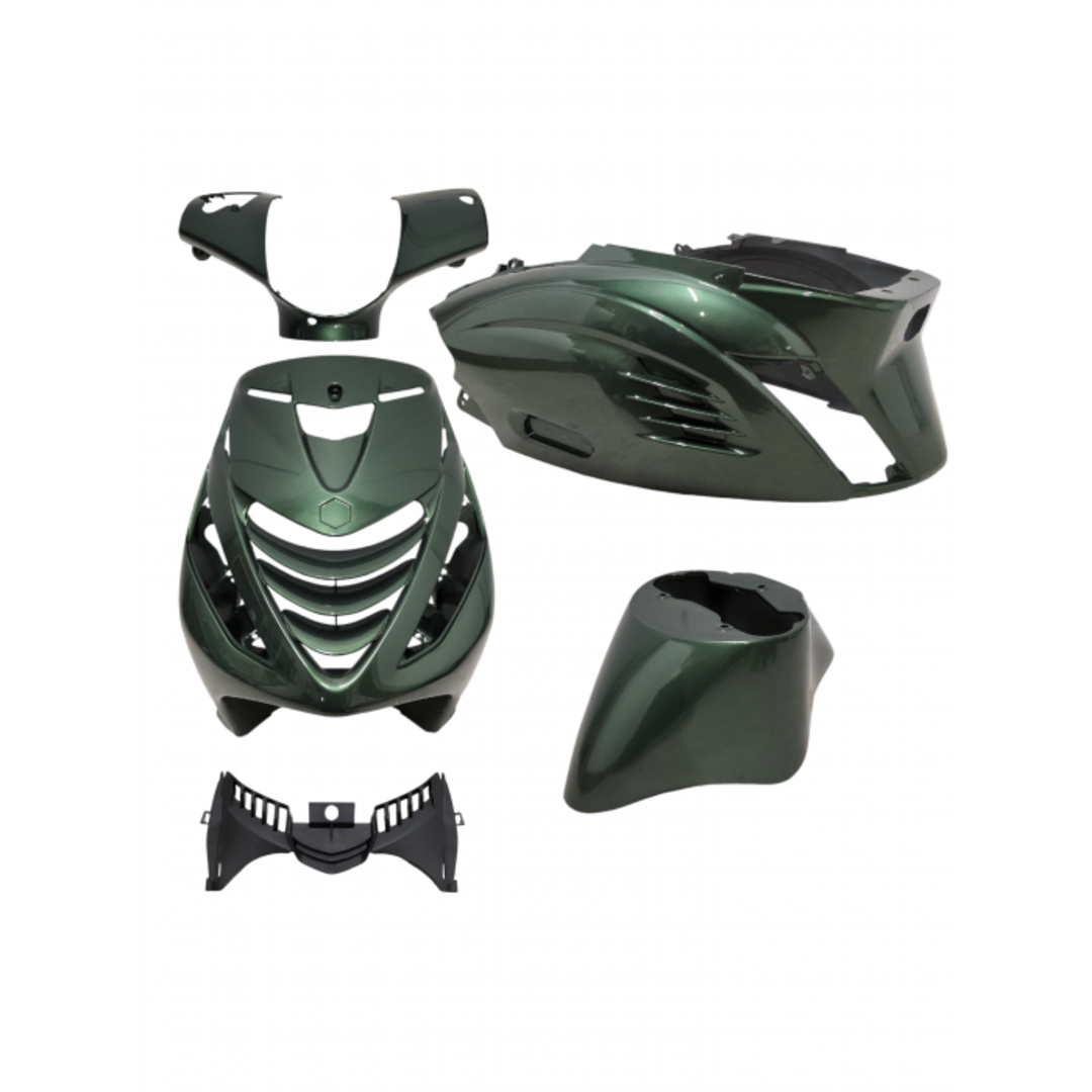 Piaggio plaatwerkset DMP RS-1 BMW Alpina groen past op zip2000