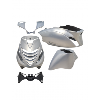 Piaggio plaatwerkset DMP EVO-1 Lambo zilver past op zip2000