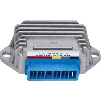 spanningsregelaar Piaggio origineel 5-polig kokusan past op ape, et2-et4, pk50, px, stalker, typhoon, zip rst, zip sp, sfera 2940165