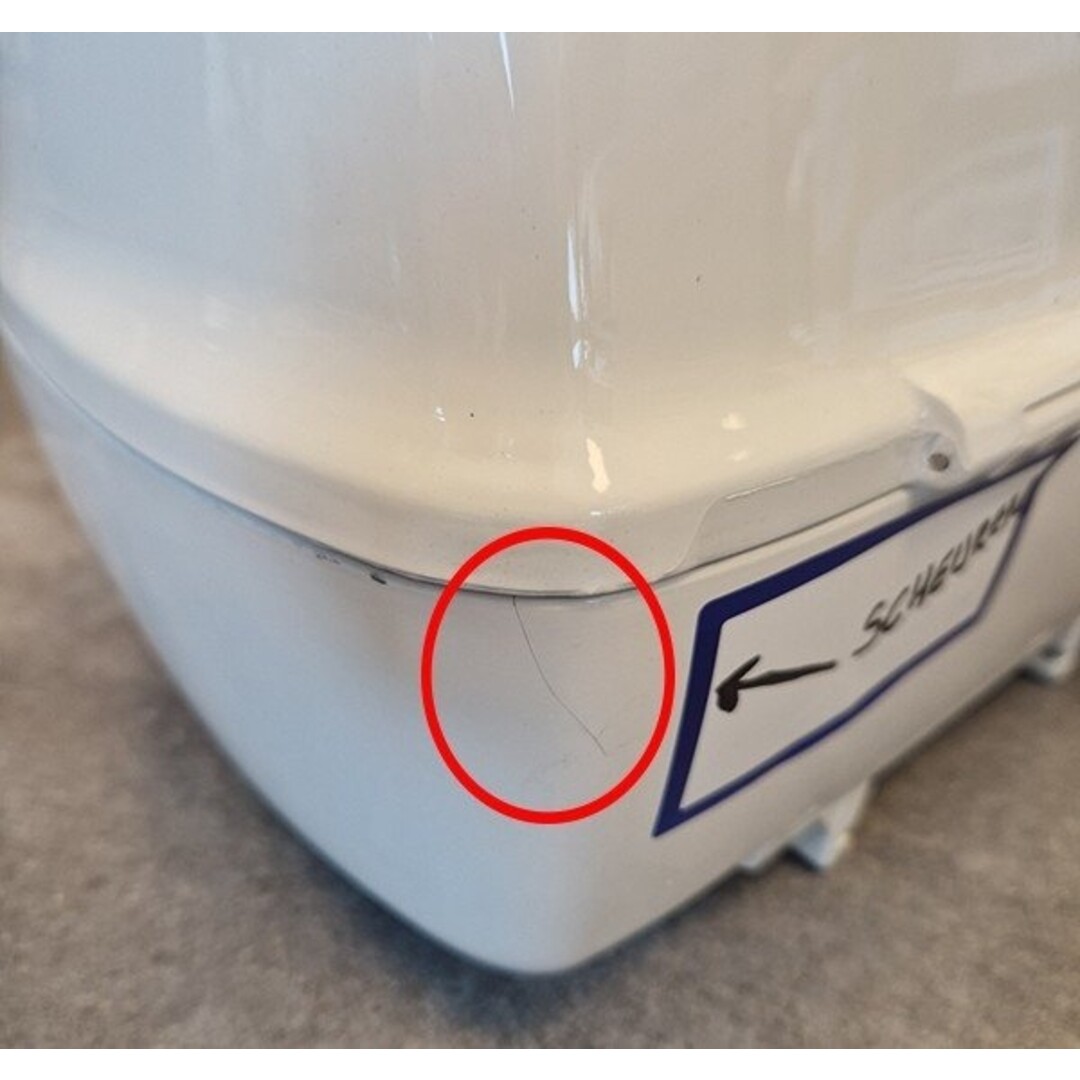 topkoffer Piaggio origineel !! SCHADE !! wit monte 544 past op primavera, sprint 1b00001600r7