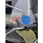 Hoog windscherm Vespa S helder - Regia + bevestigingsset (Made in EU)