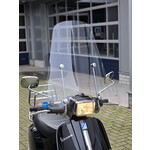 Hoog windscherm Vespa S helder - Regia + bevestigingsset (Made in EU)