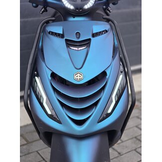 Piaggio KNIPPERLICHTSET ALPHA TUBE DAGRIJ VOORZIJDE L+R PASSEND OP ZIP - (MATRIX) SMOKE ZIP LED
