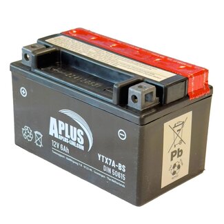China Lx Accu aplus ytx7a-bs 12V 6AH