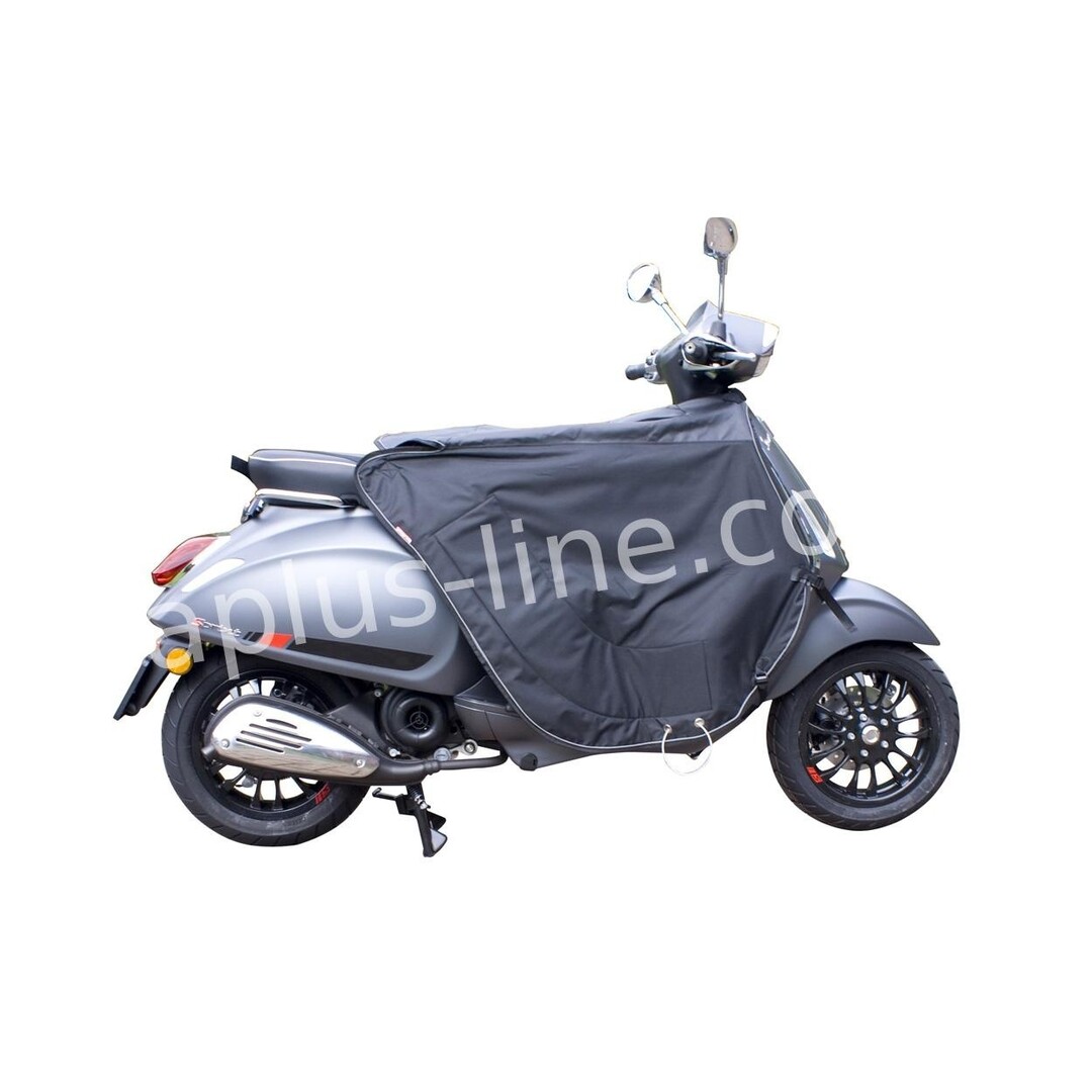 Sprint / Primavera Aplus beenkleed voor Vespa Sprint en Primavera – Waterdicht, met zadelhoes en antidiefstaloog