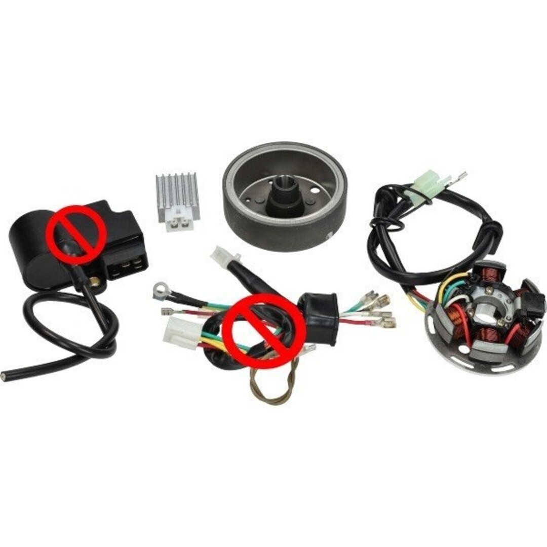 Zündapp  DMP electr. ontsteking mod. bosch !! incompleet !! 6volt past op kreidler, zundapp