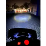 LED Lamp Wit BA20D Super Bright Universeel / Piaggio Zip