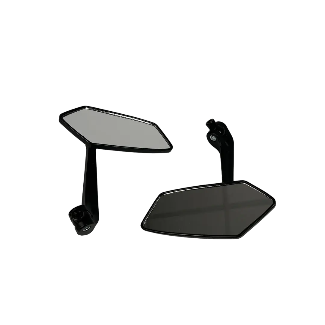 Fenom Fenom spiegelset zwart – geschikt voor Piaggio, Vespa en universele scooters