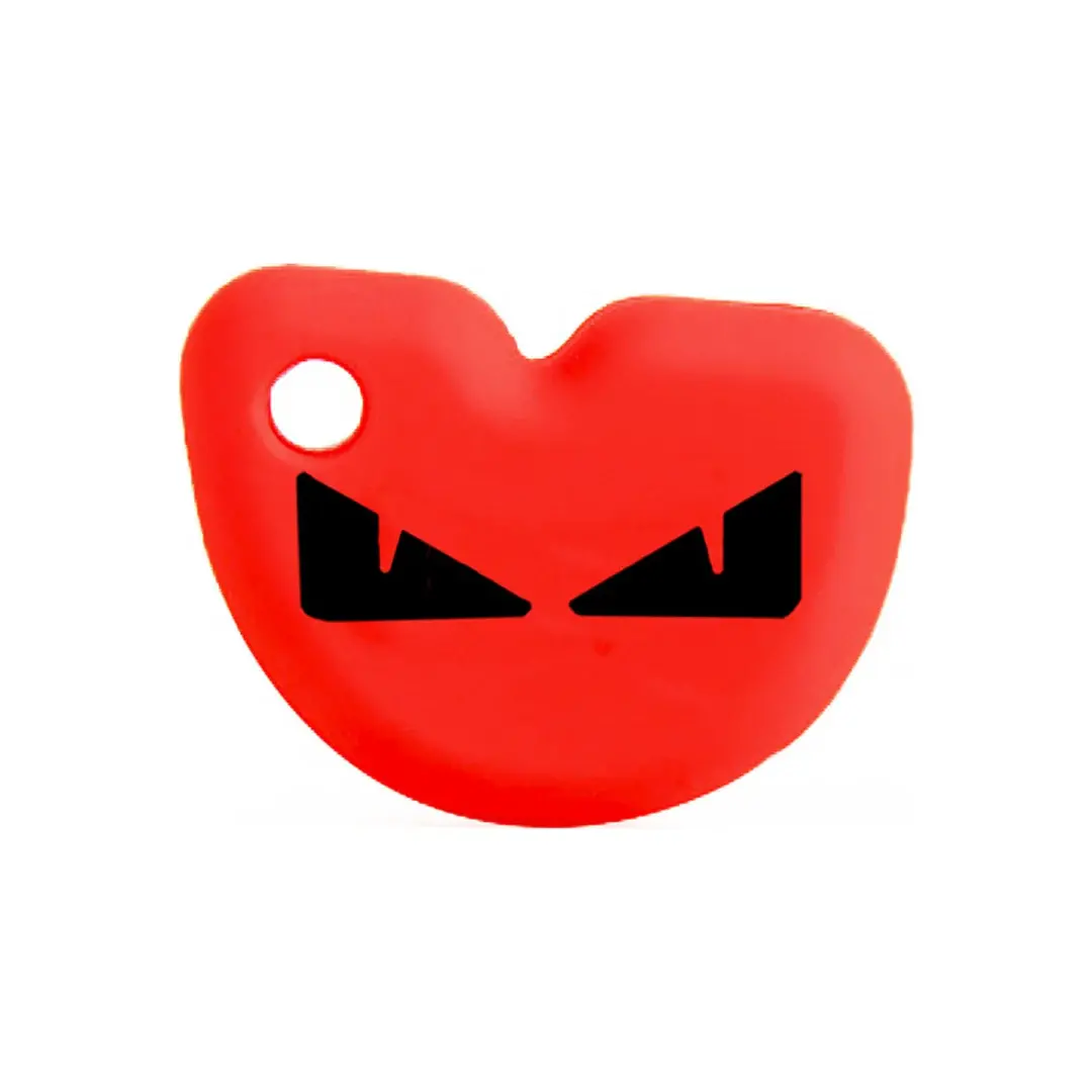 Piaggio Sleutelhoesje Boze Ogen Rood met zwarte ogen