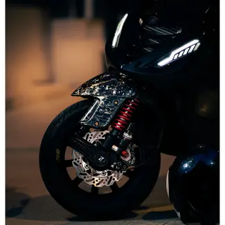 Piaggio Voorspatbord Zip SP Forged Carbon