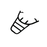 Piaggio Wheelierekje Zip Glans Zwart