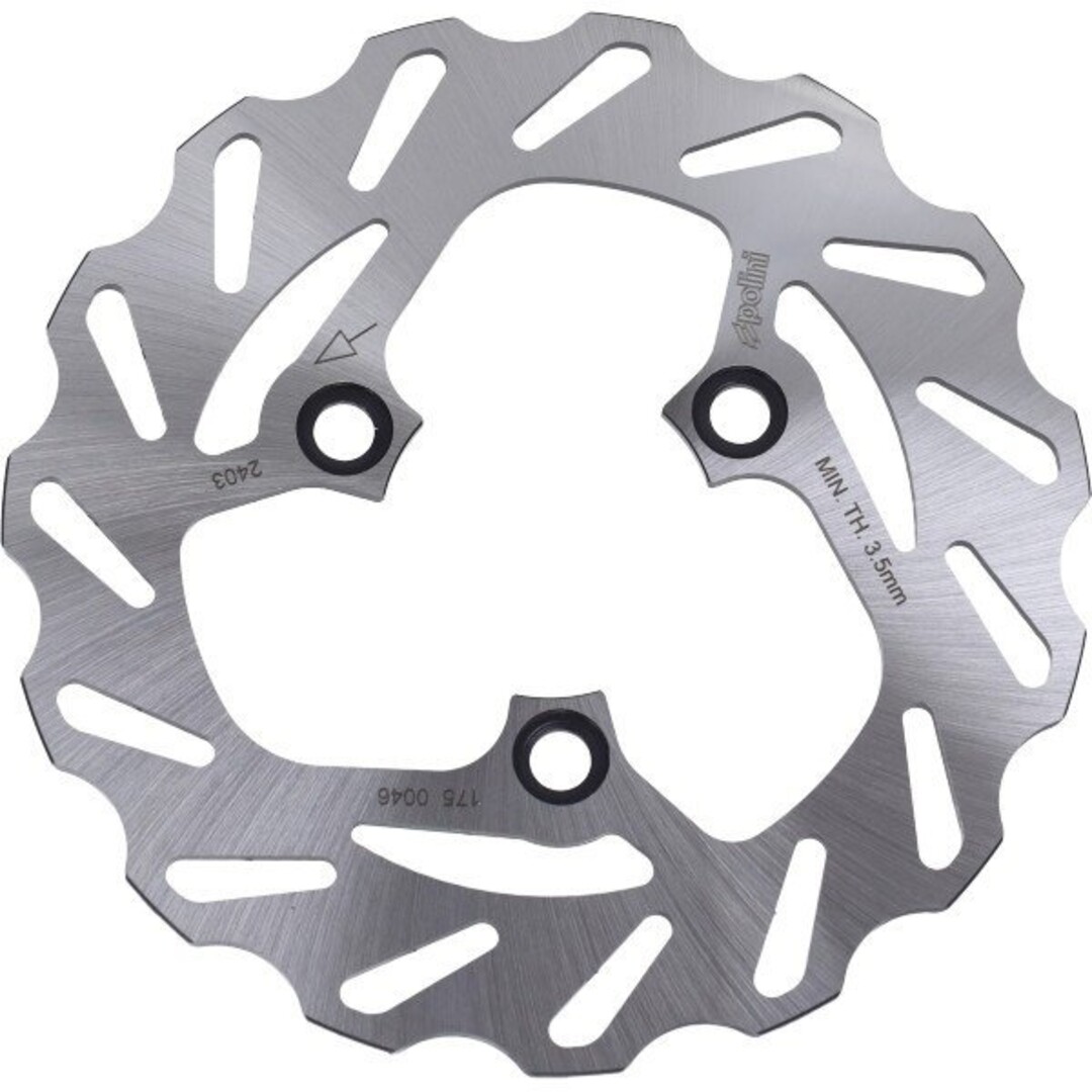 remschijf polini wave voor+achter 190mm past op aerox, beta, jog-rr, mbk booster, mbk nitro, speedfight 175.0046