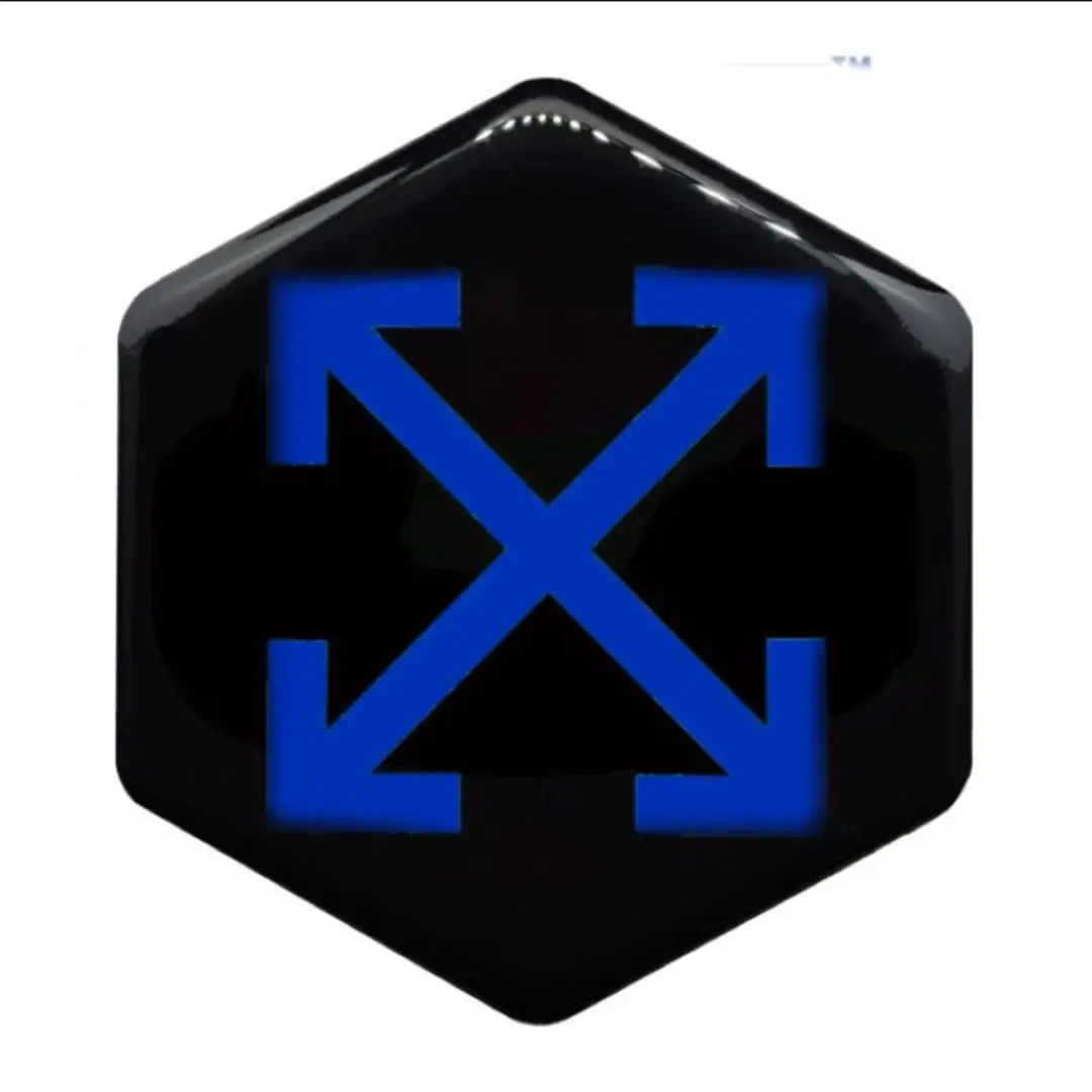 3D Voorkaplogo/Sticker OW Zip blauw