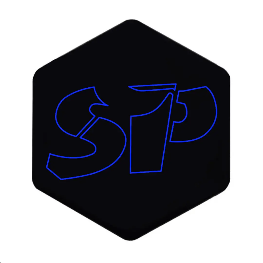 3D Voorkaplogo/Sticker SP blauw