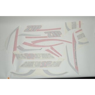 stickerset Piaggio origineel zwart past op zip2000sp 65587400a2