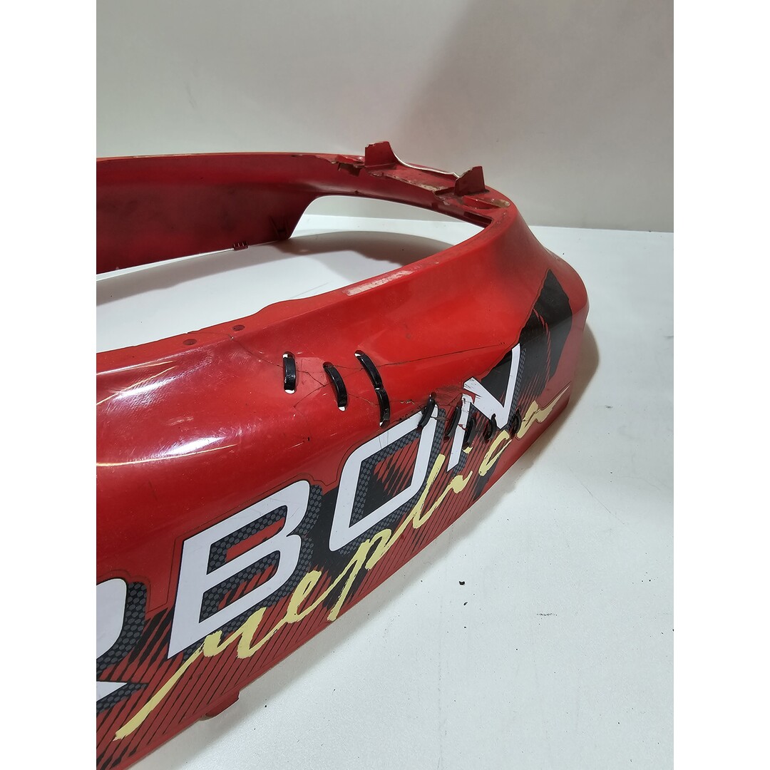 Piaggio Puch Zip type 1/2/3 / Kappen set Carbon replica  set zie foto gaten voor koeling / stuurkap gebroken