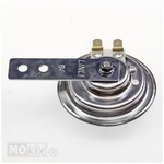 CLAXON 6V 9W WISSELSTROOM (AC) 70mm CHROOM