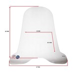 Windscherm Regia hoog + bevestigingsset – Helder – Geschikt voor La Souris E-ID S6, Segway E110 & E125 – UV-bestendig GS acryl