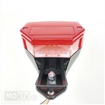 ACHTERLICHT ZPP/KREIDLER 12V OP VOET(ULO) ROOD LED