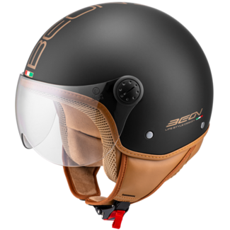 Beon BEON Design Luxe Jethelm – Mat Zwart – Maat L