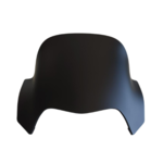 Piaggio Windscherm aplus passend op zip laag indo style mat zwart