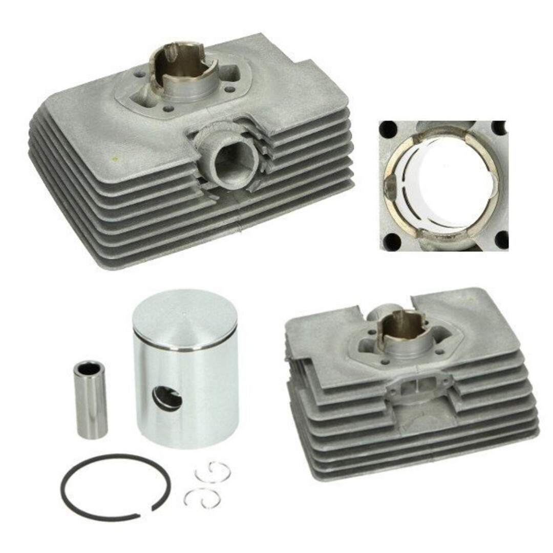 Zündapp  cilinder + zuiger supertherm alu nicasil 50cc 39mm past op zundapp