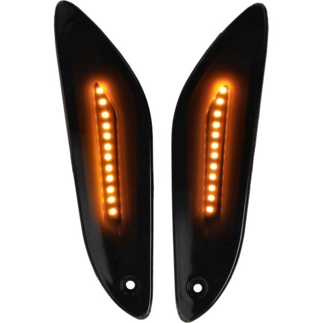 knipperlichtset DMP led achter weglopend Luxe smoke past op primavera, sprint