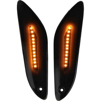 knipperlichtset DMP led achter weglopend Luxe smoke past op primavera, sprint